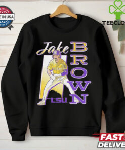 LSU Tigers Jake Brown superstar pose hoodie, sweater, longsleeve, shirt v-neck, t-shirt