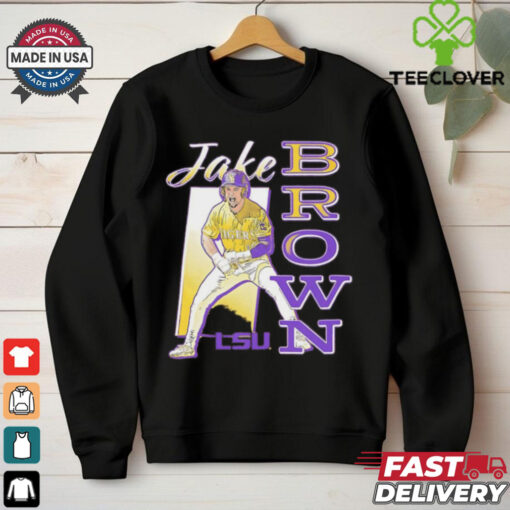 LSU Tigers Jake Brown superstar pose hoodie, sweater, longsleeve, shirt v-neck, t-shirt