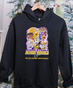LSU Tigers Jayden Daniels the 2023 Heisman trophy winner signature shirt