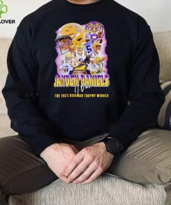 LSU Tigers Jayden Daniels the 2023 Heisman trophy winner signature shirt