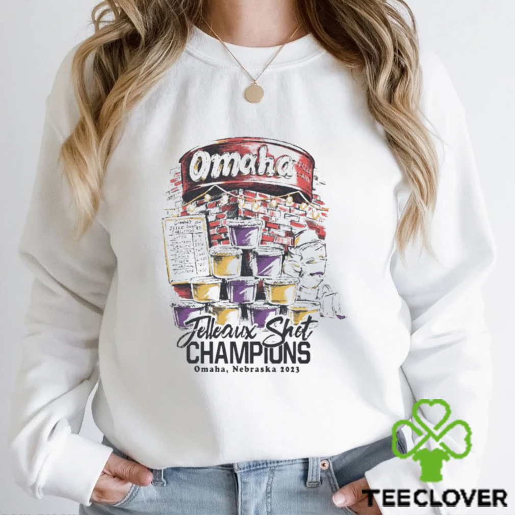 LSU Tigers Jelleaux Shot Champions Omaha, Nebraska 2023 Shirt LSU Tigers Jelleaux Shot Champions Omaha, Nebraska 2023 Shirt