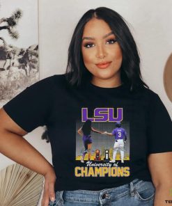LSU Tigers NCAA Baseball National 2023 Champions Crews And Reese Signatures Shirt