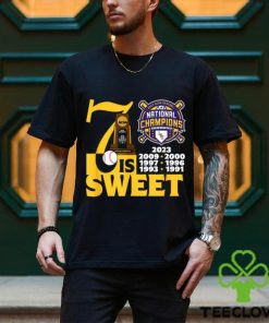 LSU Tigers National Champs 2023 Baseball 7 Time T Shirt