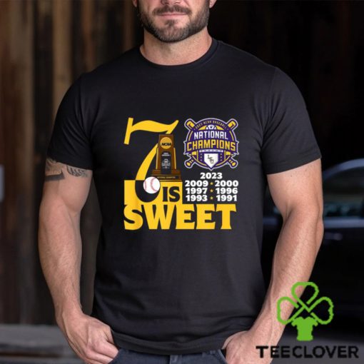 LSU Tigers National Champs 2023 Baseball 7 Time T Shirt
