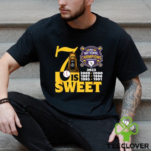 LSU Tigers National Champs 2023 Baseball 7 Time T Shirt