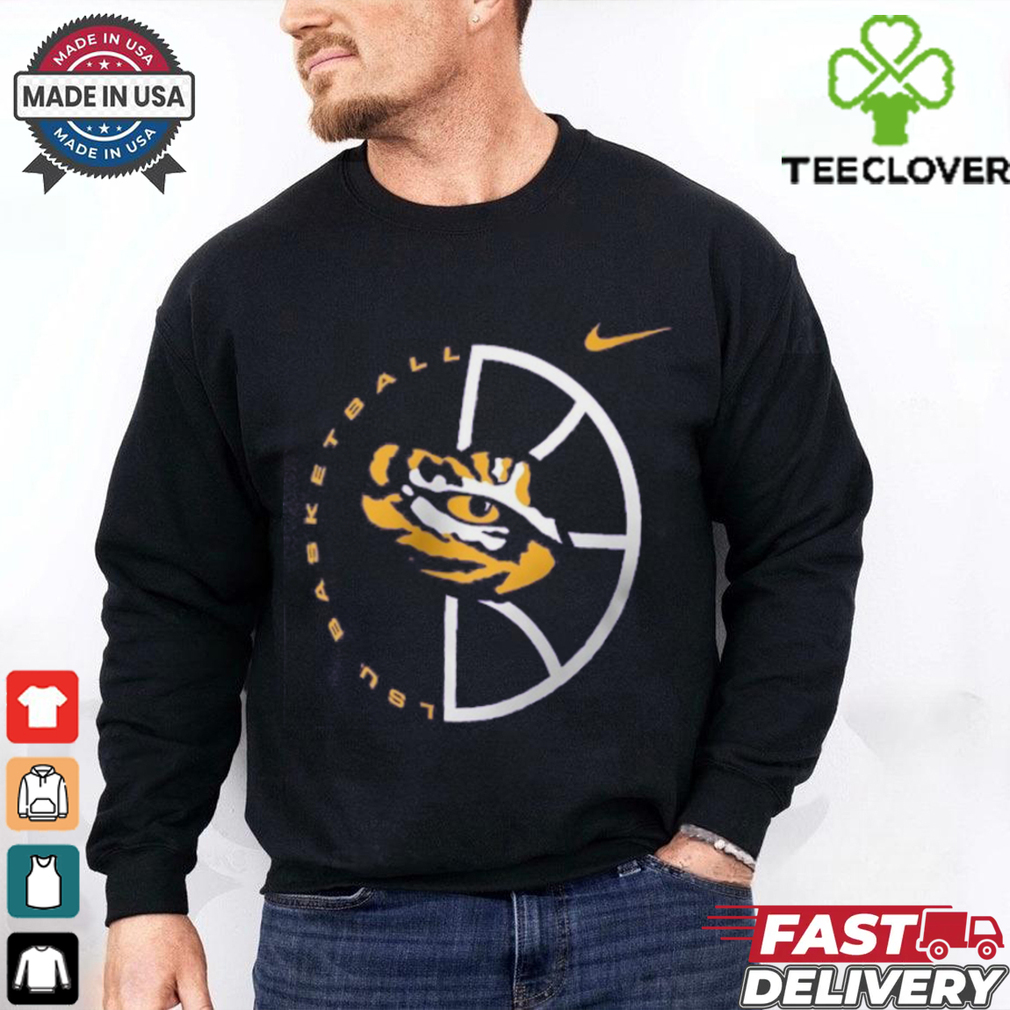 LSU Tigers Nike Recycled Legend Basketball Icon T Shirt LSU Tigers Nike Recycled Legend Basketball Icon T Shirt