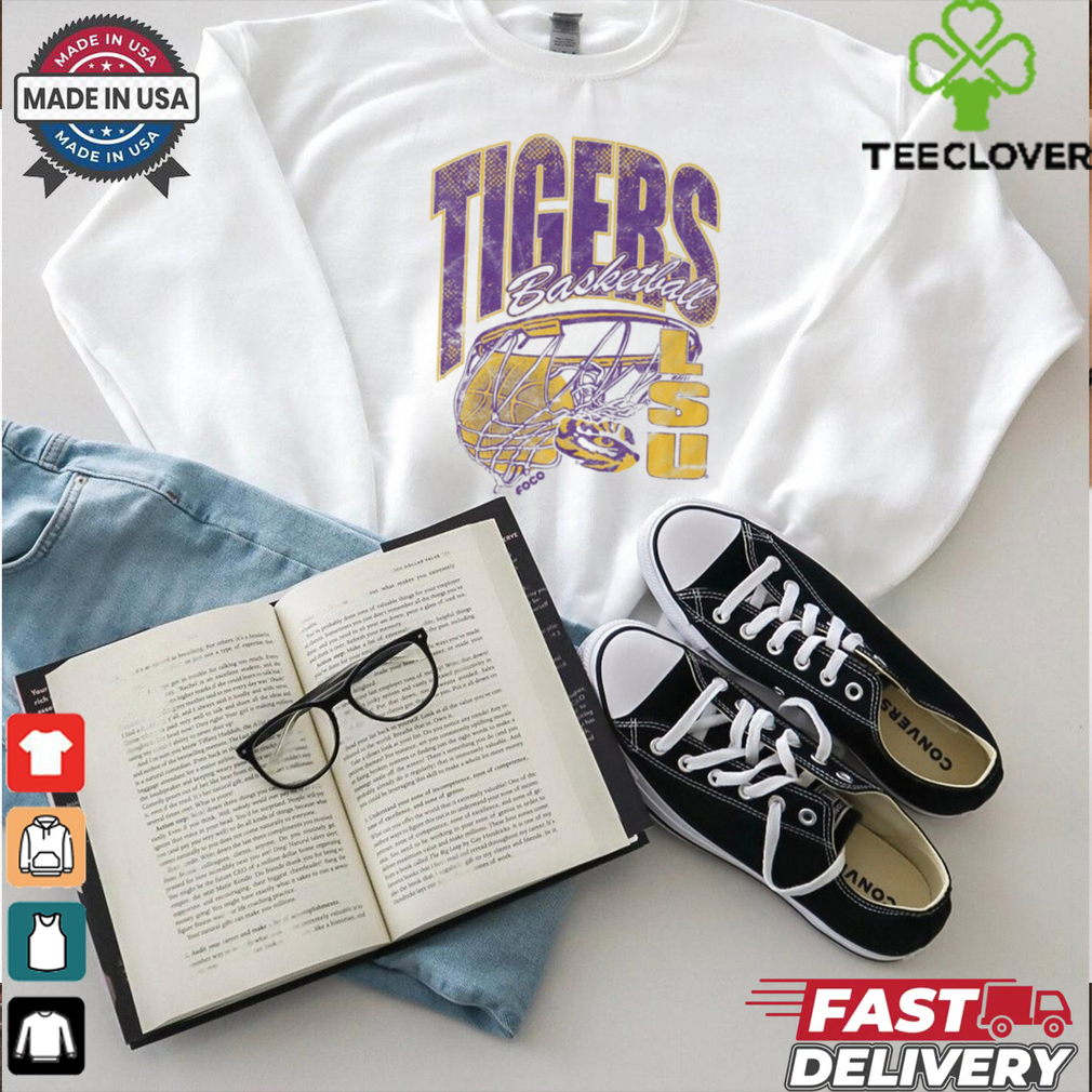 LSU Tigers Script Swish T Shirt LSU Tigers Script Swish T Shirt