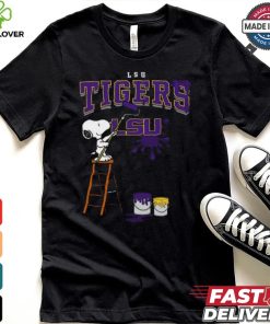 LSU Tigers Snoopy Painting Shirt