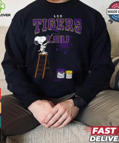 LSU Tigers Snoopy Painting Shirt