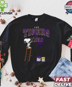 LSU Tigers Snoopy Painting Shirt