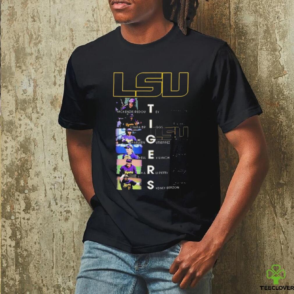 LSU Tigers Softball Team Players Signatures Shirt LSU Tigers Softball Team Players Signatures Shirt
