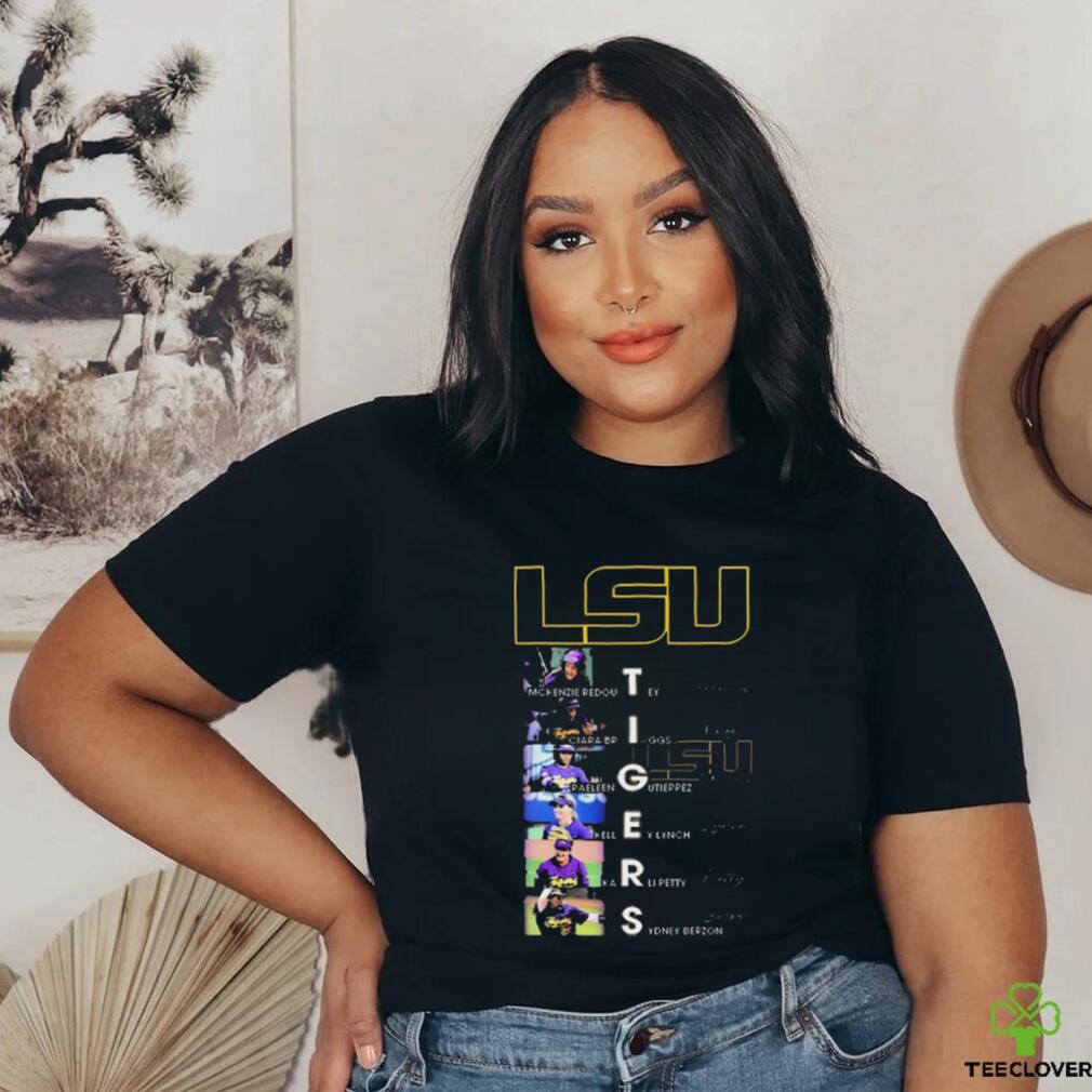 LSU Tigers Softball Team Players Signatures Shirt LSU Tigers Softball Team Players Signatures Shirt