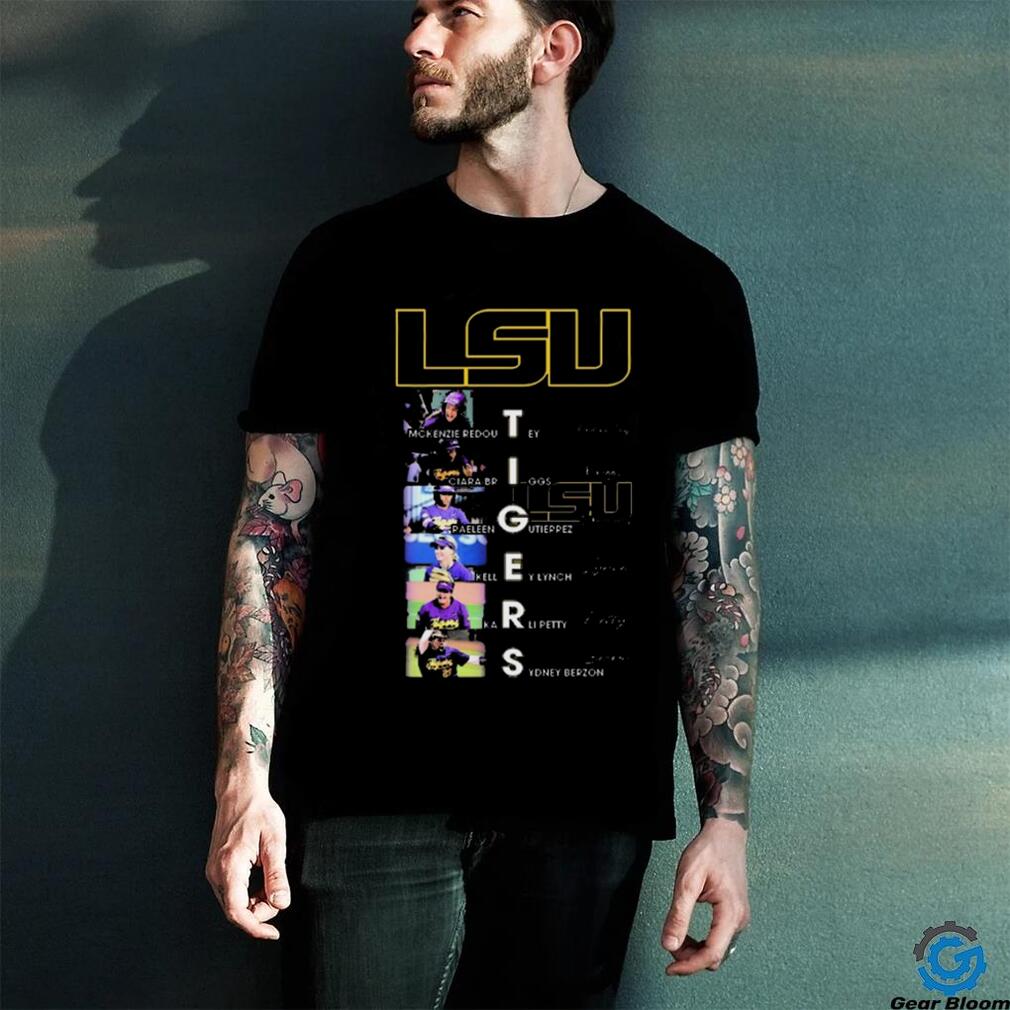 LSU Tigers Softball Team Players Signatures Shirt LSU Tigers Softball Team Players Signatures Shirt