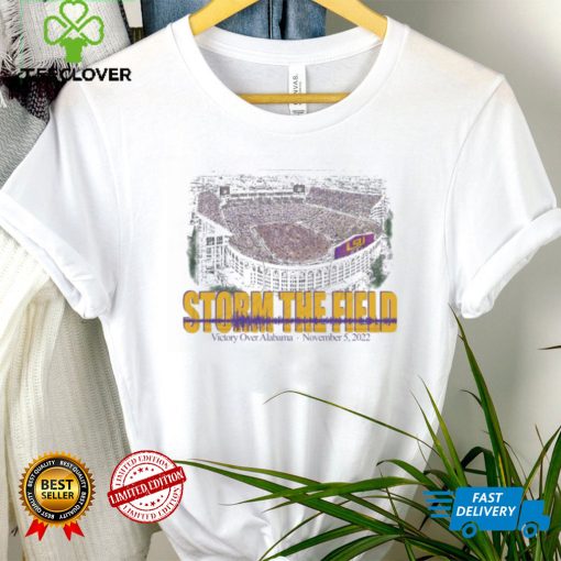 LSU Tigers Storm The Field Victory Over Alabama 2022 hoodie, sweater, longsleeve, shirt v-neck, t-shirt