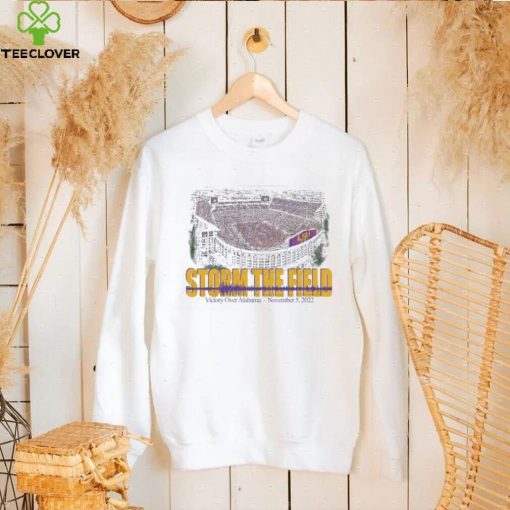 LSU Tigers Storm The Field Victory Over Alabama 2022 hoodie, sweater, longsleeve, shirt v-neck, t-shirt