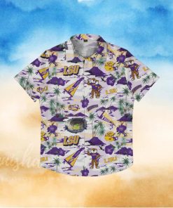 LSU Tigers Thematic Stadium Print Hawaiian Shirt