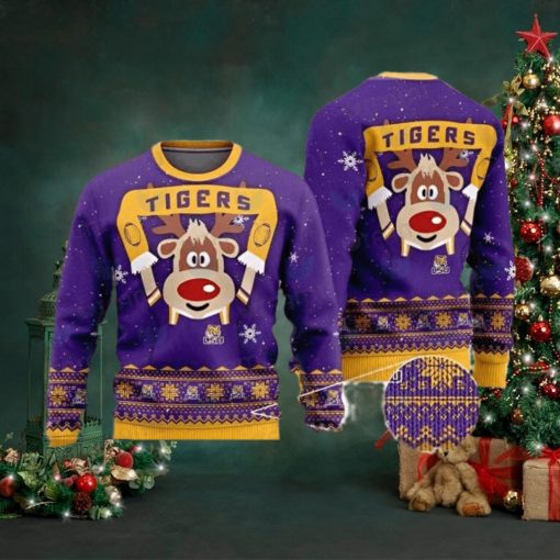 LSU Tigers Ugly Christmas Sweater Irresistible LSU Gift Set
