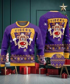 LSU Tigers Ugly Christmas Sweater Irresistible LSU Gift Set