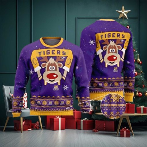 LSU Tigers Ugly Christmas Sweater Irresistible LSU Gift Set