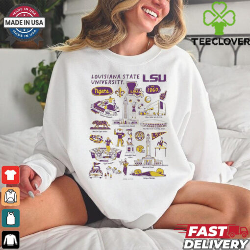 LSU Tigers Vive La Fete Infant Impressions artwork shirt