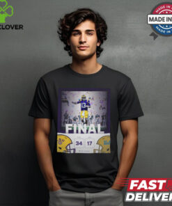 LSU Tigers Win 34 17 UCLA Football 2024 Game Day Final Score Shirt