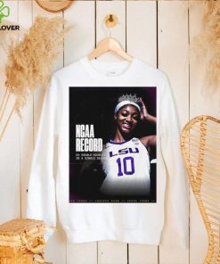 LSU Tigers Women’s NCAA Tournament Angel Reese Record 34 Double Doubles in a single season poster shirt