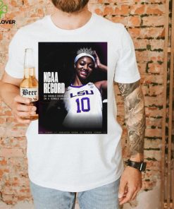 LSU Tigers Women’s NCAA Tournament Angel Reese Record 34 Double Doubles in a single season poster shirt