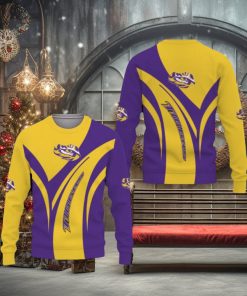 LSU Tigers merican Football Champion Day Ugly Christmas Sweater Men And Women Gift For Fans Holidays
