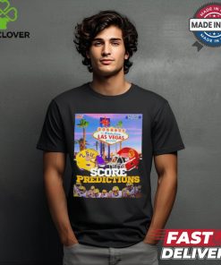 LSU Tigers vs USC Trojans football helmet score predictions welcome to fabulous Las Vegas shirt