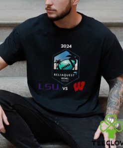 LSU Tigers vs Wisconsin Badgers 2024 ReliaQuest Bowl Essentials T Shirt