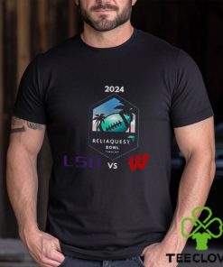LSU Tigers vs Wisconsin Badgers 2024 ReliaQuest Bowl Essentials T Shirt 3 LSU Tigers vs Wisconsin Badgers 2024 ReliaQuest Bowl Essentials T Shirt