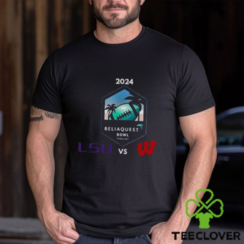 LSU Tigers vs Wisconsin Badgers 2024 ReliaQuest Bowl Essentials T Shirt LSU Tigers vs Wisconsin Badgers 2024 ReliaQuest Bowl Essentials T Shirt