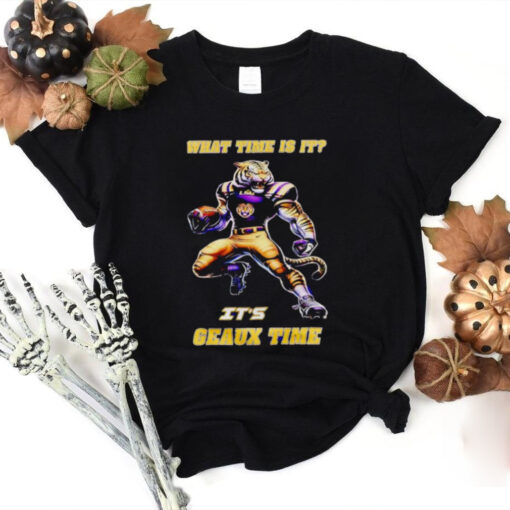 LSU Tigers what time is it it’s geaux time hoodie, sweater, longsleeve, shirt v-neck, t-shirt