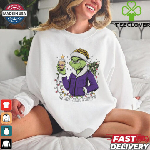 LSU Tigers x Santa Grinch Is This Jolly Enough Merry Christmas Shirt