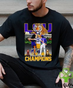 LSU University of Champions Angel Reese Garrett Nussmeier Dylan Crews signature shirt