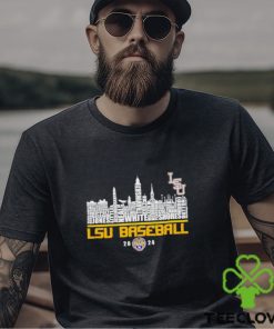 LSU baseball 2024 skyline city shirt