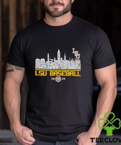 LSU baseball 2024 skyline city hoodie, sweater, longsleeve, shirt v-neck, t-shirt