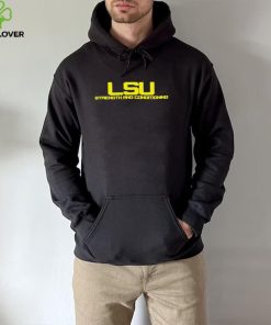 LSU strength and conditioning T shirt