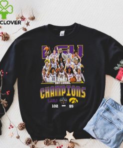 LSU wins Iowa 102 – 85 2023 Ncaa Division I Women’s Basketball National championship Final Score Shirt 1 LSU wins Iowa 102 – 85 2023 Ncaa Division I Women’s Basketball National championship Final Score Shirt