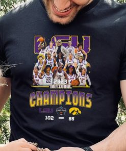 LSU wins Iowa 102 – 85 2023 Ncaa Division I Women’s Basketball National championship Final Score Shirt 3 LSU wins Iowa 102 – 85 2023 Ncaa Division I Women’s Basketball National championship Final Score Shirt