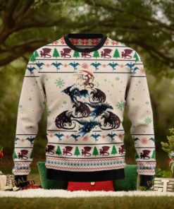 Colorful Dragon Make A Christmas Funny Ugly Sweater 3D, Funny Xmas Gifts