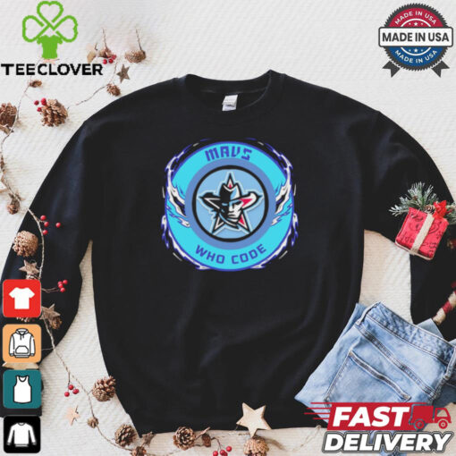 Mavs Who Code shirt