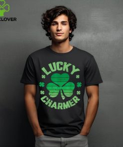 LUCKY CHARMER Shirt Boys Kids Girl Funny St. Patrick's Day T Shirt