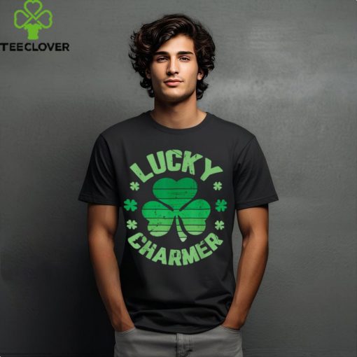 LUCKY CHARMER Shirt Boys Kids Girl Funny St. Patrick’s Day T Shirt