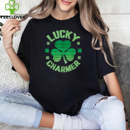 LUCKY CHARMER Shirt Boys Kids Girl Funny St. Patrick’s Day T Shirt