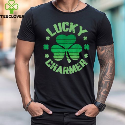 LUCKY CHARMER Shirt Boys Kids Girl Funny St. Patrick’s Day T Shirt