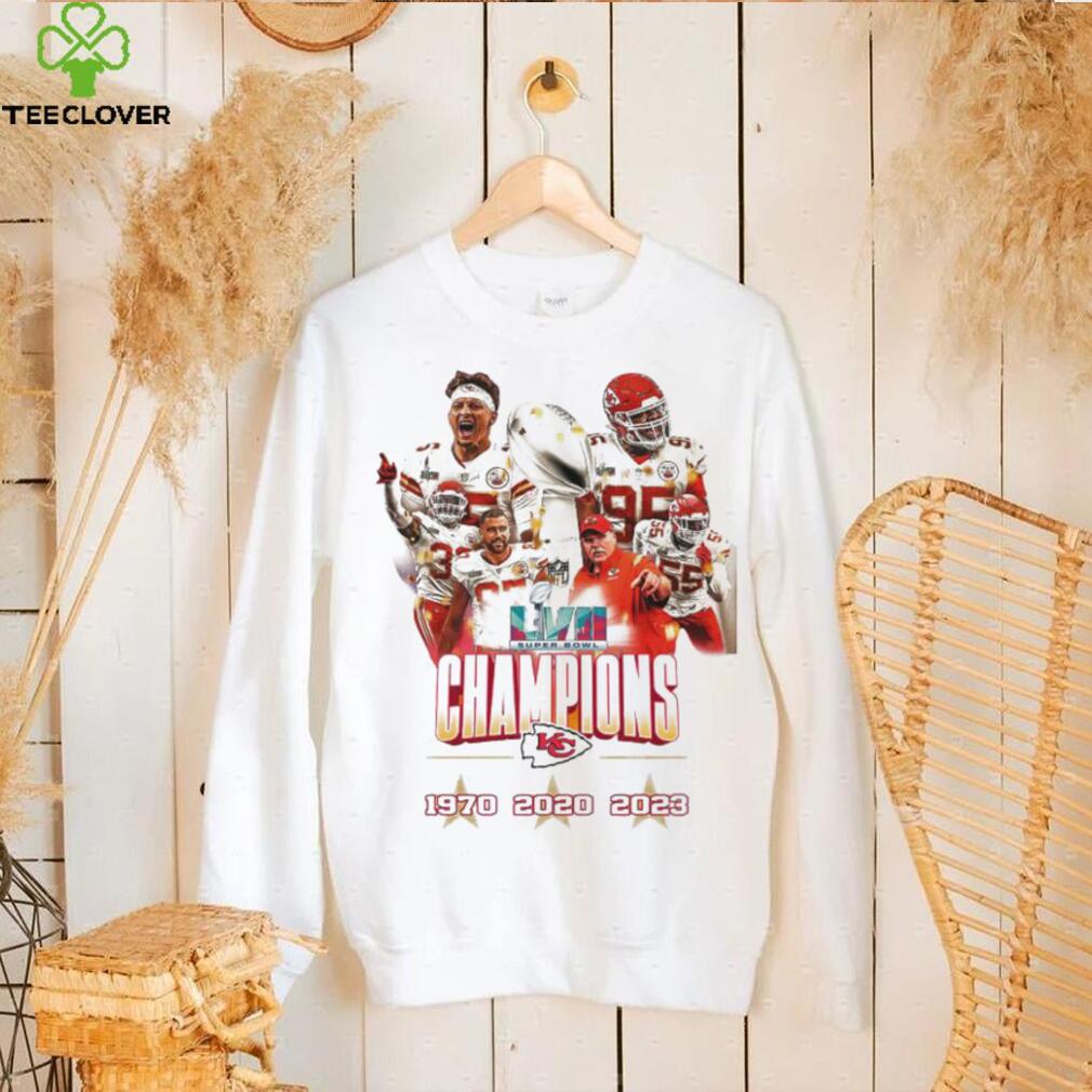 LVII Super Bowl champions Kansas City 1970 2020 2023 shirt LVII Super Bowl champions Kansas City 1970 2020 2023 shirt