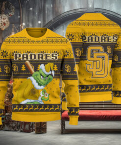 San Diego Padres Grinch Christmas Ugly Sweater