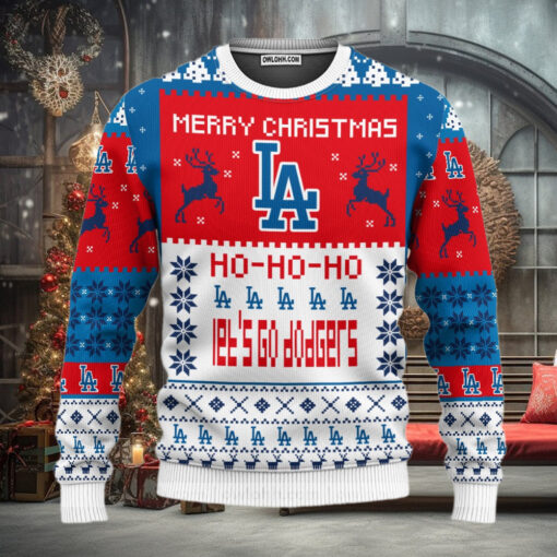 La Dodgers Merry Christmas Ugly Christmas Sweaters