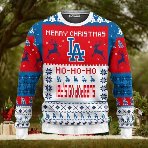 La Dodgers Merry Christmas Ugly Christmas Sweaters